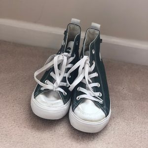 MSU Spartans Green & White High Top Sneakers
